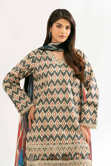 Nishat Linen 3 Piece - Digital Printed Embroidered Suit - 42501619 Online Shopping